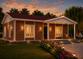 Едноетажна Сглобяема Къща 75 m²