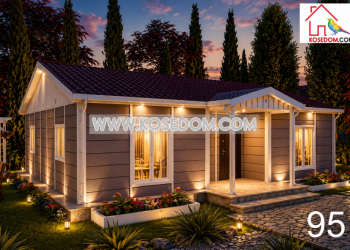 Едноетажна Сглобяема Къща 95 m²